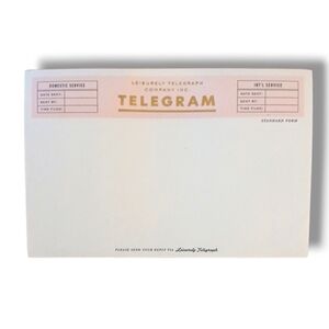 NWT kate spade Telegram Notepad